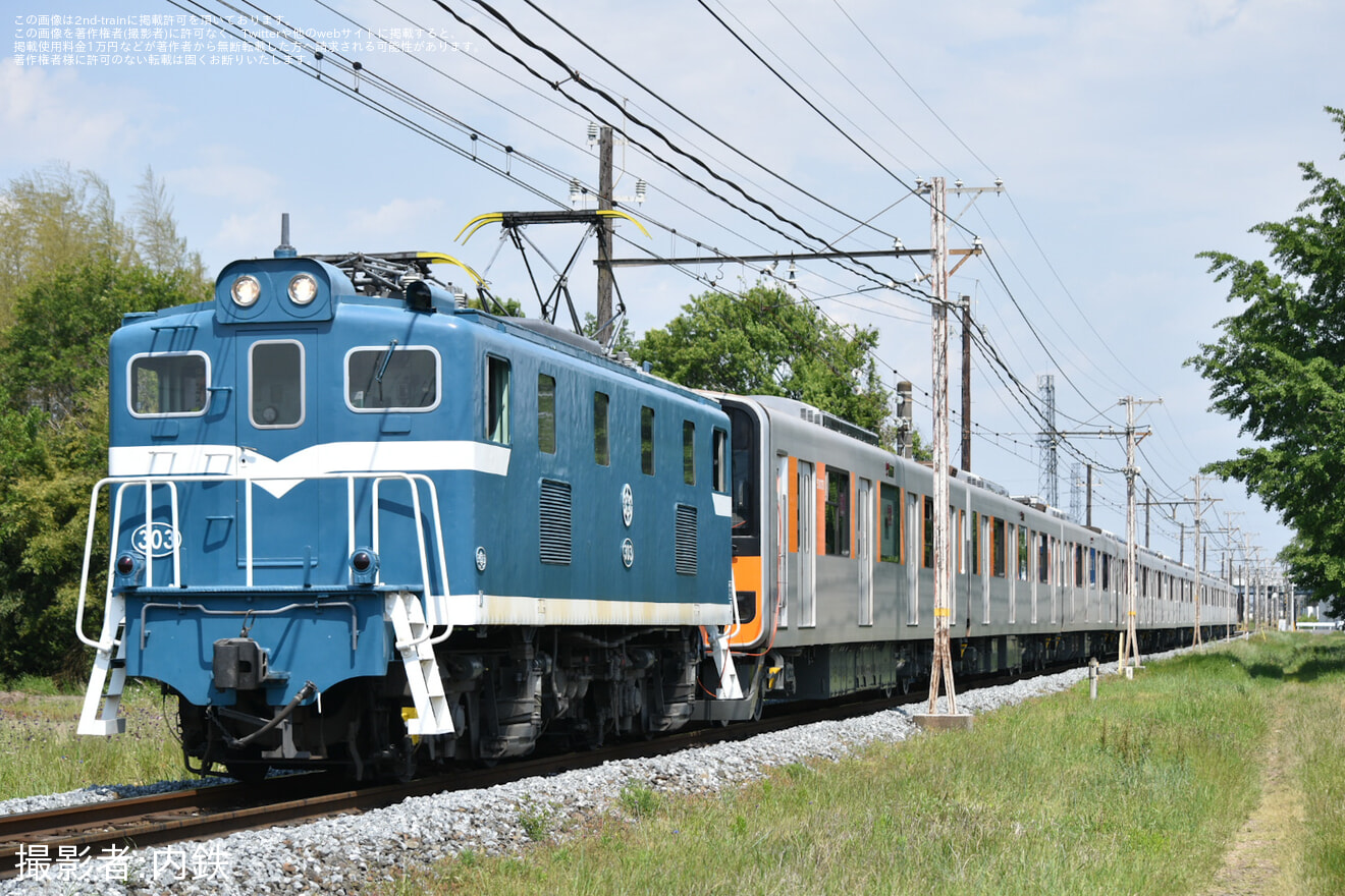 【東武】50070型51075F南栗橋工場出場回送の拡大写真