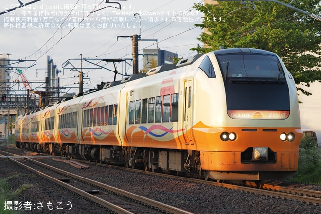 【JR東】E653系U101編成が秋田総合車両センターへ入場のため回送