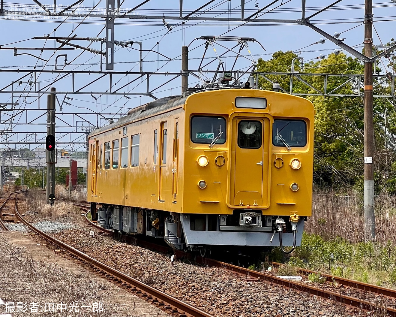 【JR西】クモハ123-3が下関総合車両所を検査出場試運転の拡大写真