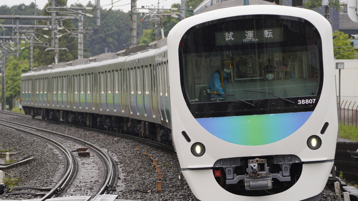 西武】30000系38107F 武蔵丘車両検修場出場試運転 |2nd-train