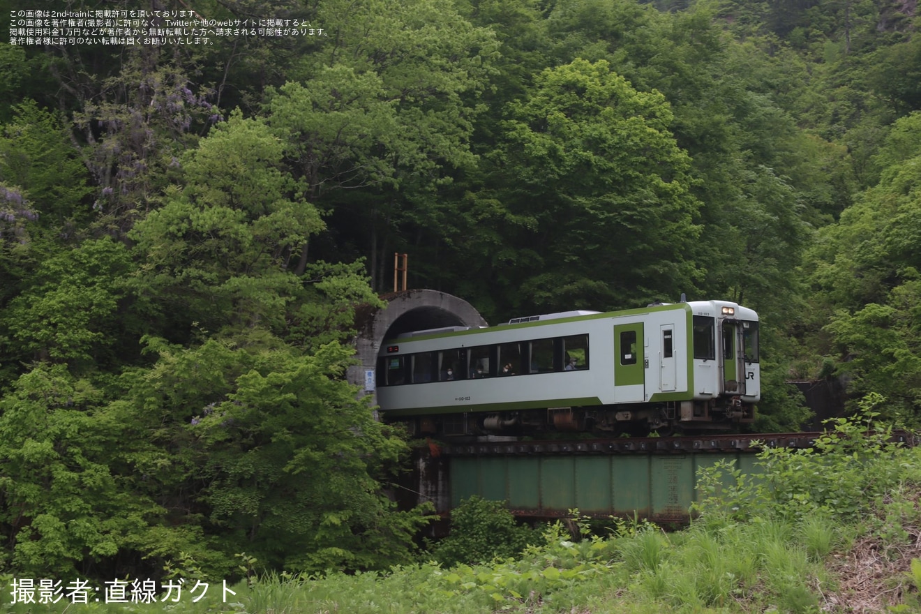 【JR東】快速「只見線満喫号」が運転の拡大写真