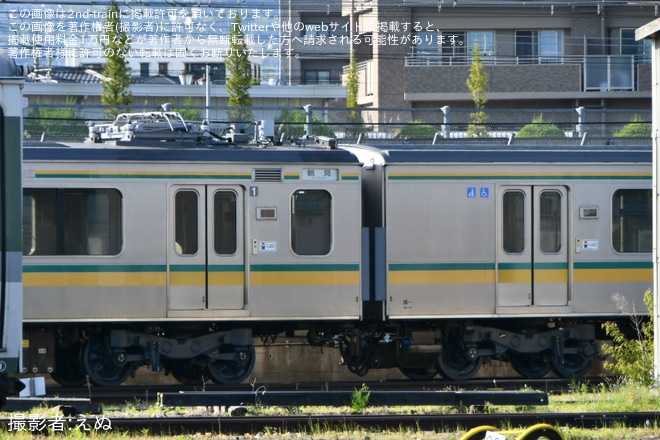 【JR東】E127系が南武支線仕様にを長野総合車両センター付近で撮影した写真