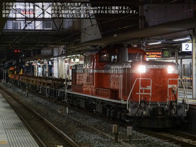 【JR西】DD51-1192牽引奈良工臨運転を不明で撮影した写真