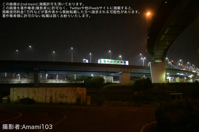 【大阪メトロ】400系406-04F搬入陸送を堺市堺区で撮影した写真