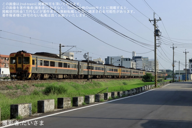 【台鐵】DR2800型15両(5編成)が、龍井留置場へ疎開のため回送