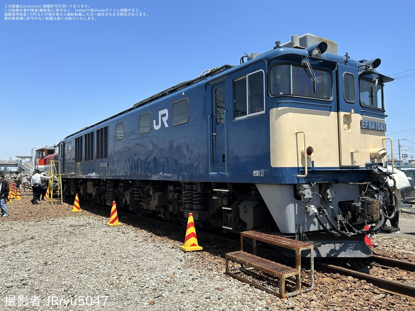 【JR貨】名鉄のハイキングイベントに合わせて、JR貨物の愛知機関区が公開の拡大写真