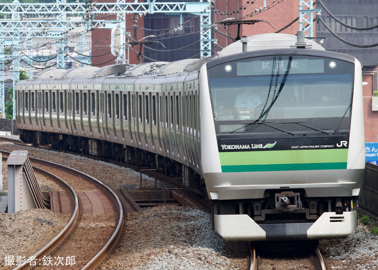 【JR東】E233系クラH006編成TASC調整試運転の拡大写真