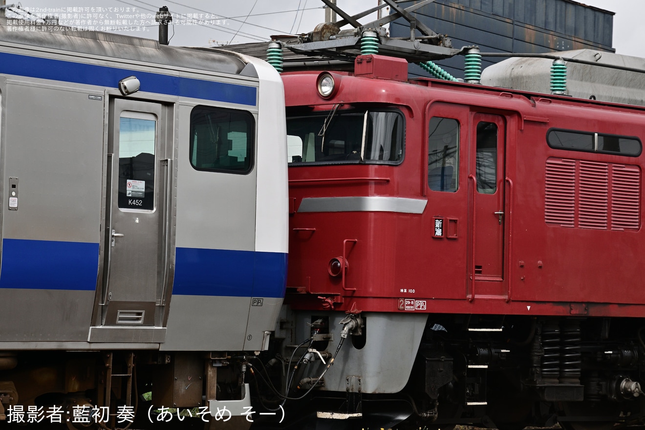 【JR東】E531系K452編成秋田総合車両センター出場配給の拡大写真