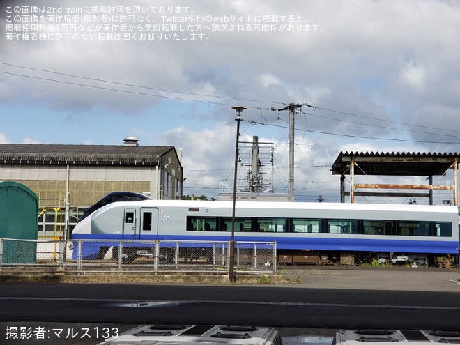 【JR東】E657系K1編成が青色に変更を郡山総合車両センター付近で撮影した写真