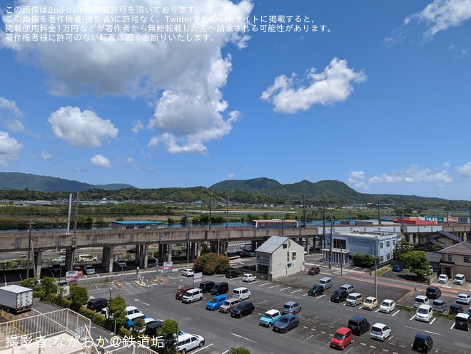 【JR西】キハ120-315後藤総合車両所本所出場試運転を不明で撮影した写真