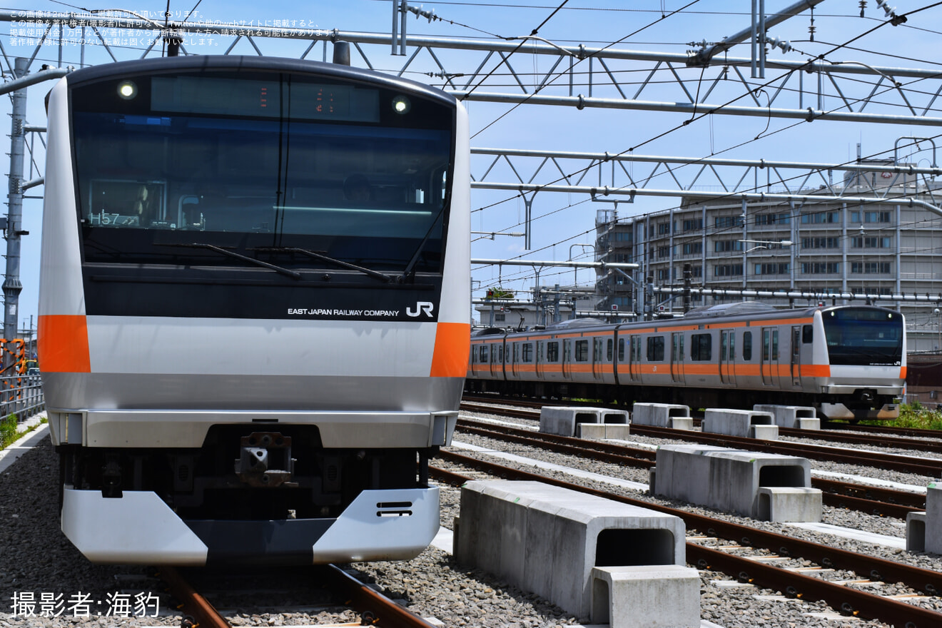 【JR東】「本物の電車を動かせる!中央線E233系運転体験 in 拝島電留線」開催の拡大写真