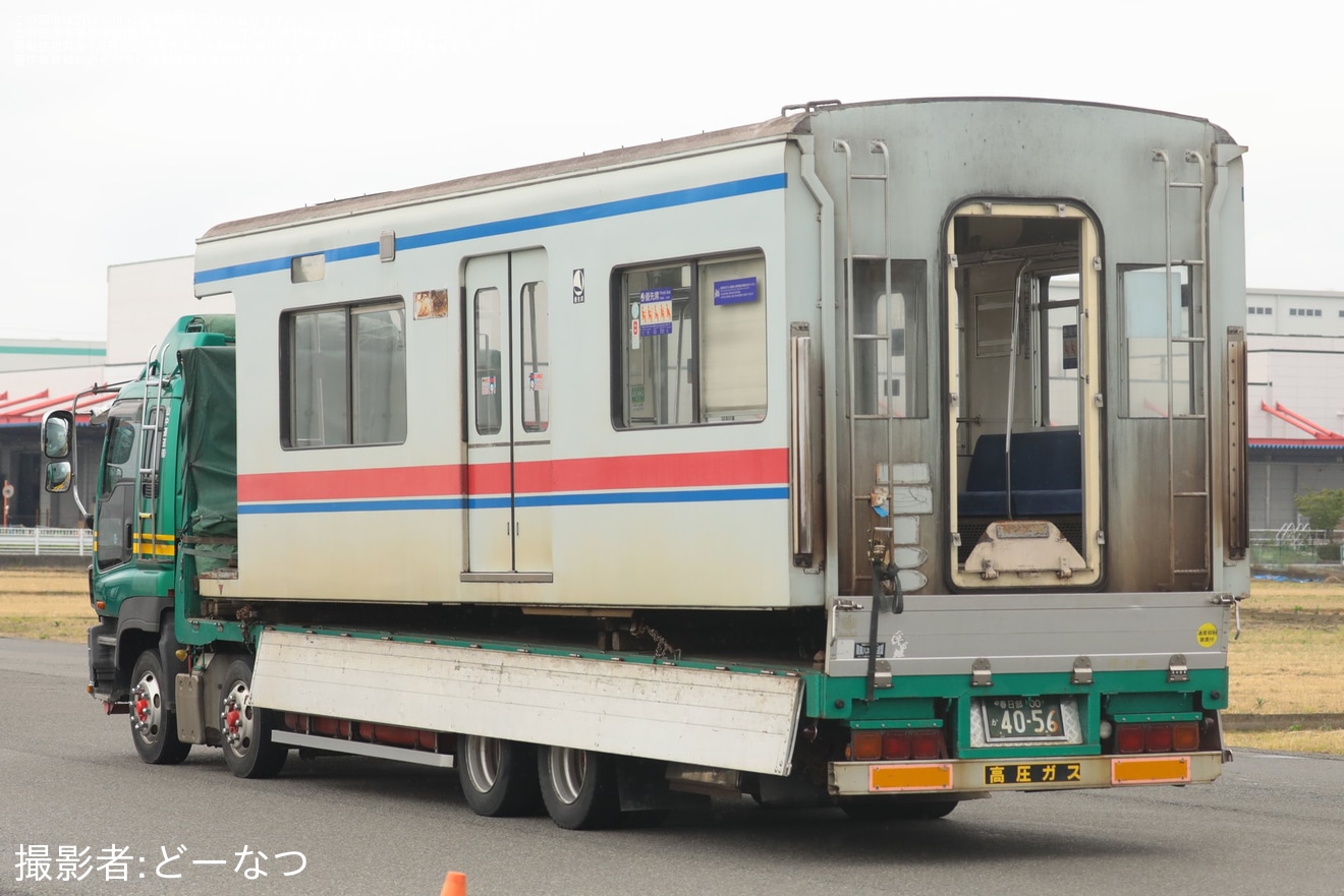 【京成】3400形3418編成3411号車廃車陸送の拡大写真