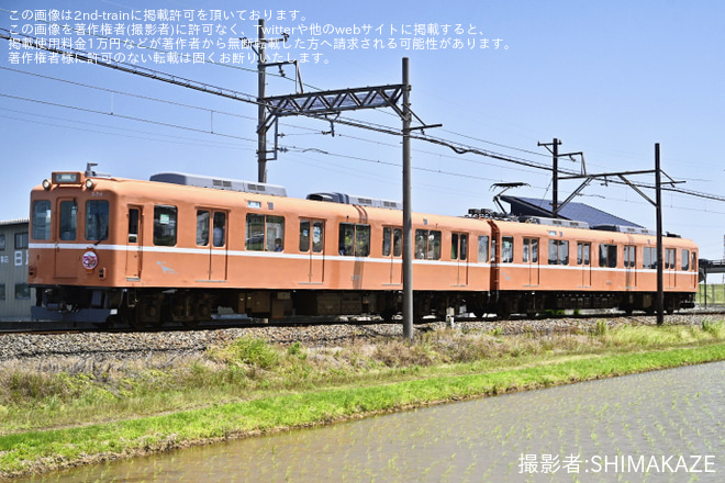 【養老】「ラビットカー還暦記念列車」ツアーが催行を烏江～美濃高田間で撮影した写真