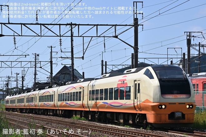 【JR東】E653系U−101編成秋田総合車両センター構内試運転