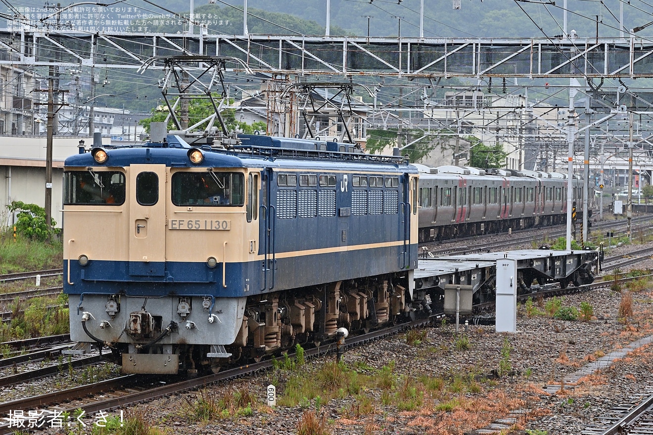 【JR西】チキ5200形2両下関総合車両所入場回送の拡大写真