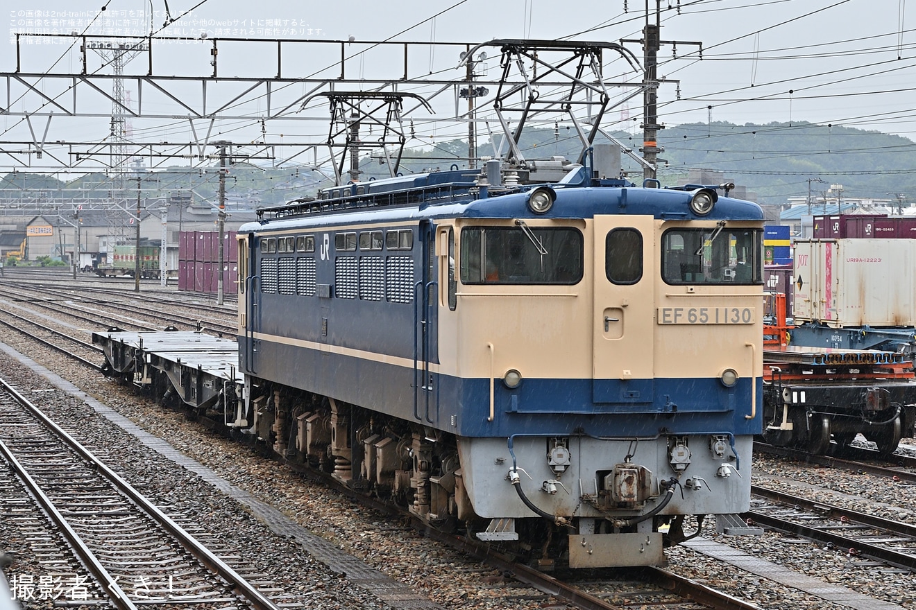 【JR西】チキ5200形2両下関総合車両所入場回送の拡大写真