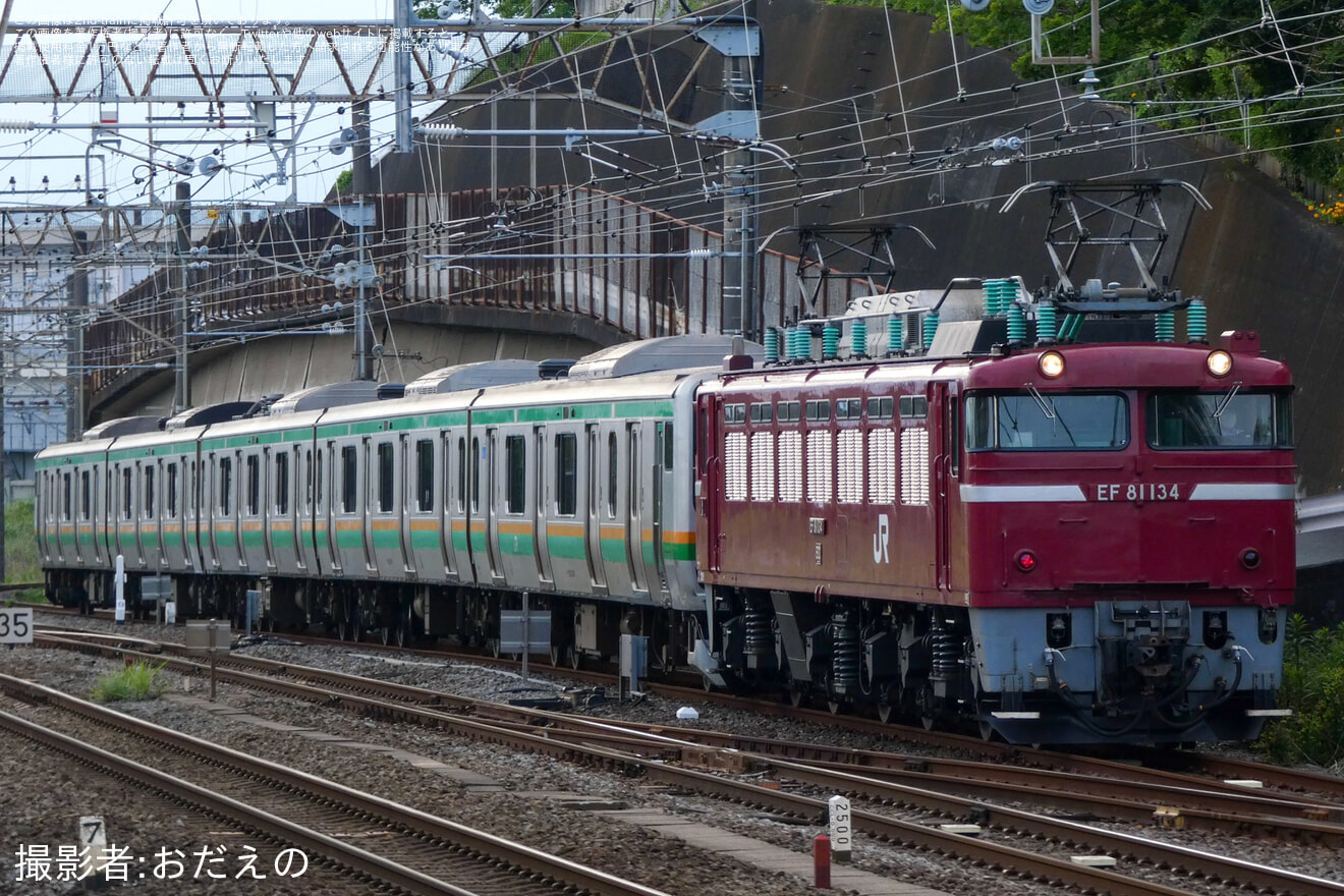 【JR東】E231系S-03編成が羽越本線方面へ配給輸送の拡大写真