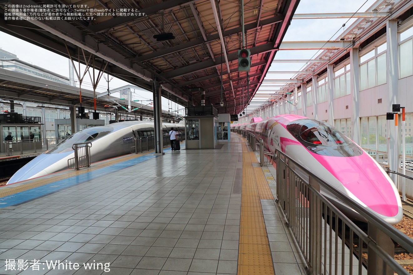 2nd Train 【jr西】500系v2編成「ハローキティ新幹線」博多総合車両所出場試運転の写真 Topicphotoid 74799