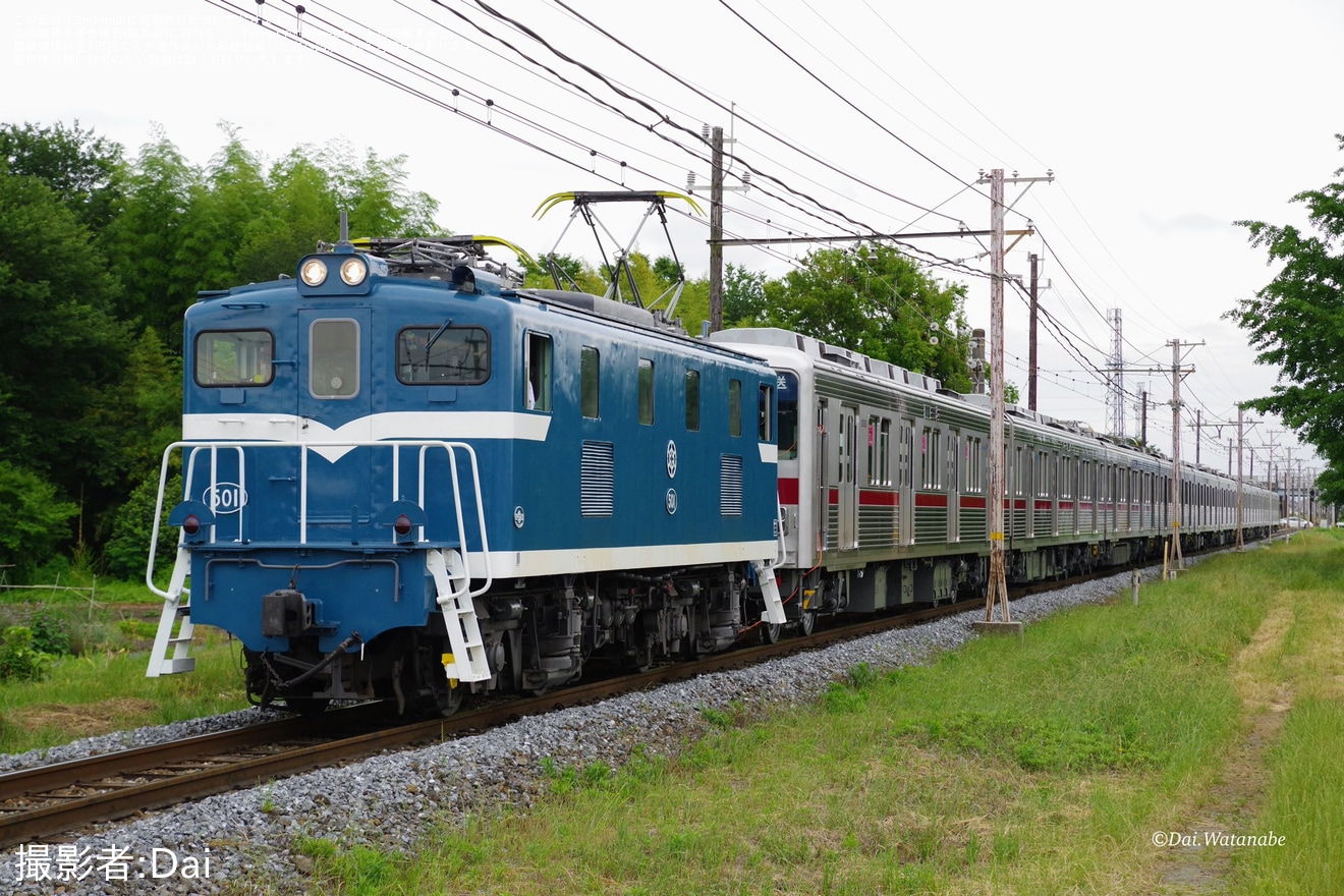 【東武】10000系11006F南栗橋工場出場回送の拡大写真