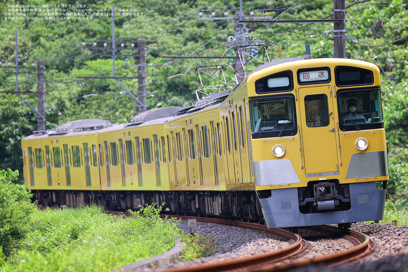 【西武】2000系2509F 横瀬車両基地へ廃車回送の拡大写真