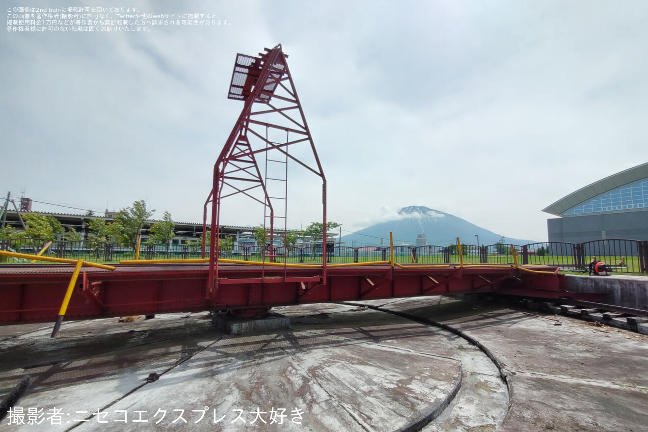 【JR北】旧倶知安機関区転車台美化整備活動の拡大写真