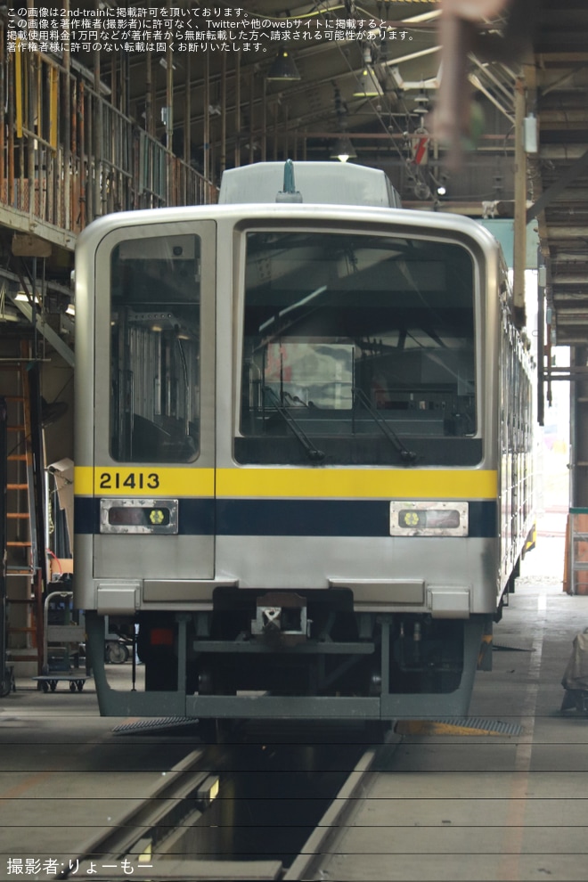 【東武】20400型21413Fが津覇車輌へ入場のため回送
