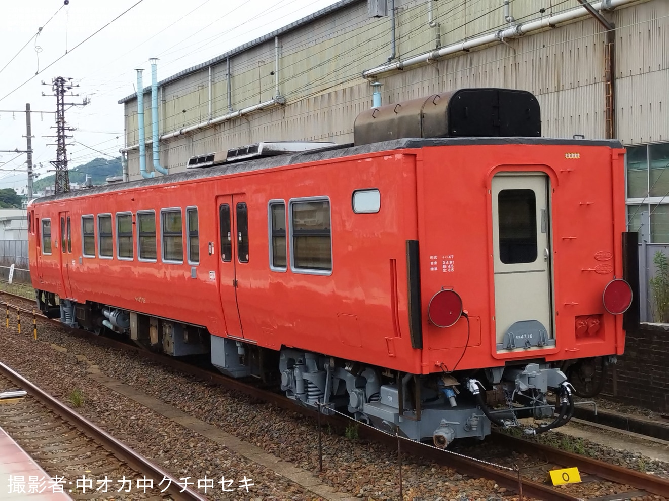 【JR西】キハ47-16下関総合車両所本所出場試運転の拡大写真