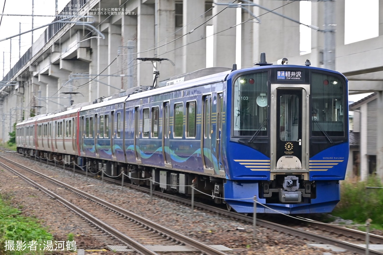 【しな鉄】SR1系S103+S301+S304編成という組成で運転の拡大写真