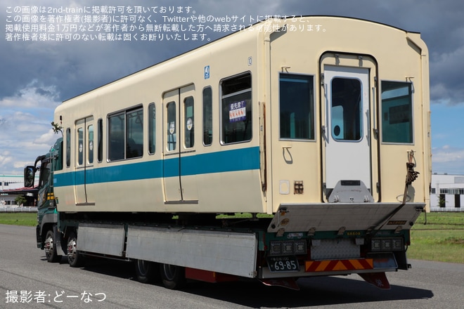 【小田急】8000形 8052×4(8052F) 新宿方2両 廃車・搬出