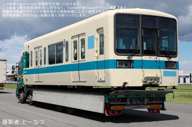 【小田急】8000形 8052×4(8052F) 新宿方2両 廃車・搬出