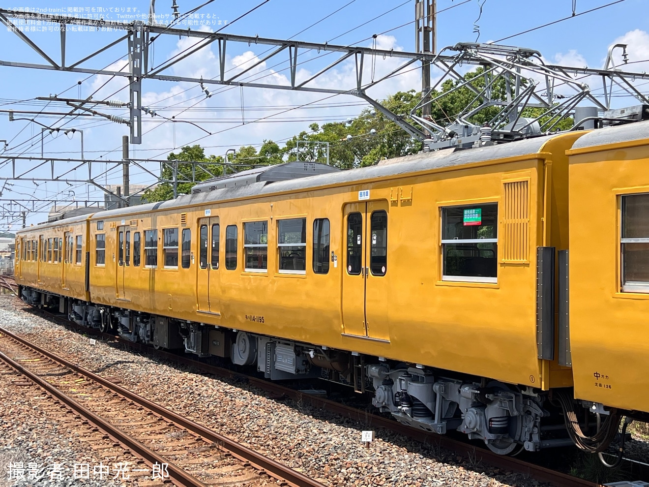 【JR西】115系D-31編成下関総合車両所出場試運転の拡大写真