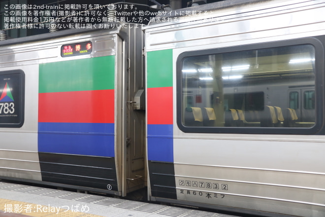 【JR九】SAGAアリーナでのコンサート開催に伴う臨時列車運転を佐賀駅で撮影した写真