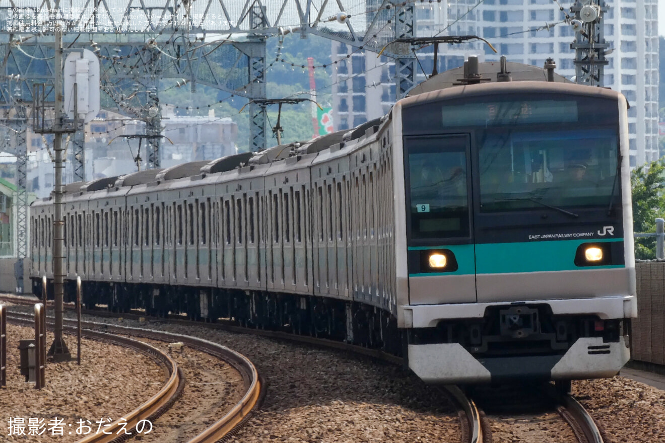 【JR東】E233系2000番台マト9編成 小田急線TASC試運転の拡大写真