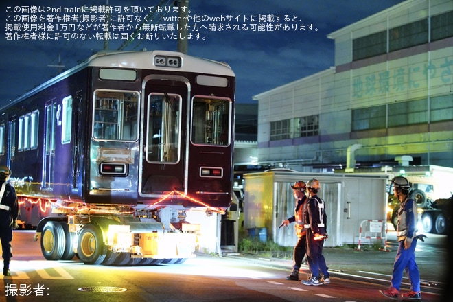 【阪急】5000系5012Fの2両(5012/5512)が廃車陸送を不明で撮影した写真