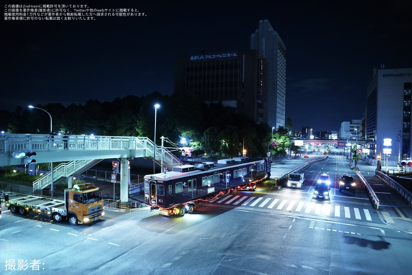 【阪急】5000系5012Fの2両(5012/5512)が廃車陸送の拡大写真