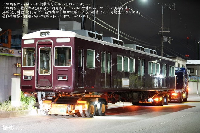 【阪急】5000系5012Fの2両(5012/5512)が廃車陸送を不明で撮影した写真