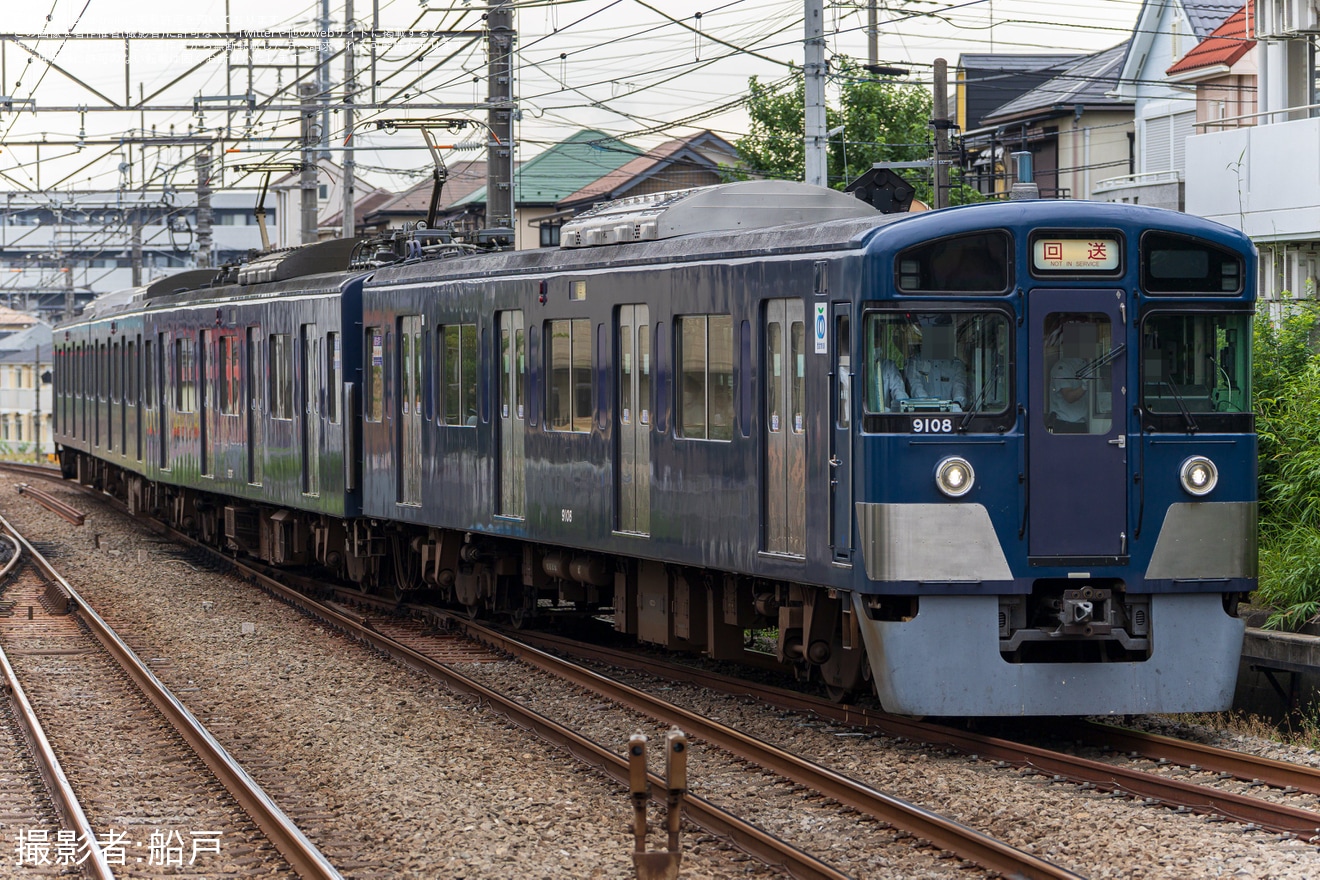 【西武】9000系9108Fが上石神井まで運転の拡大写真