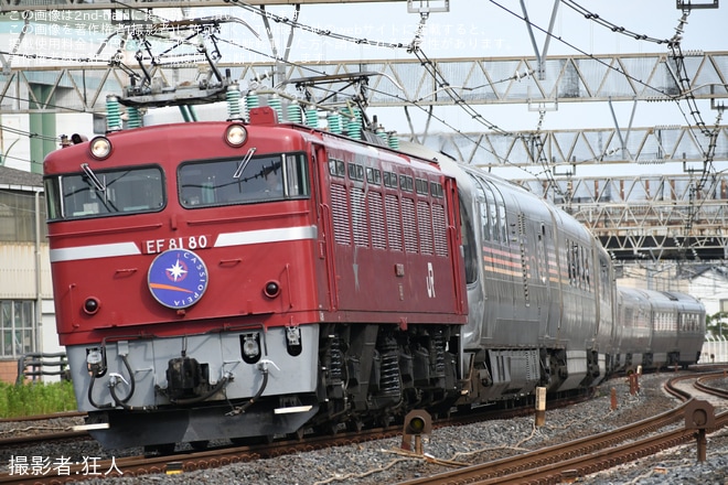 【JR東】EF81-80牽引青森行きカシオペア紀行運転(20230624)