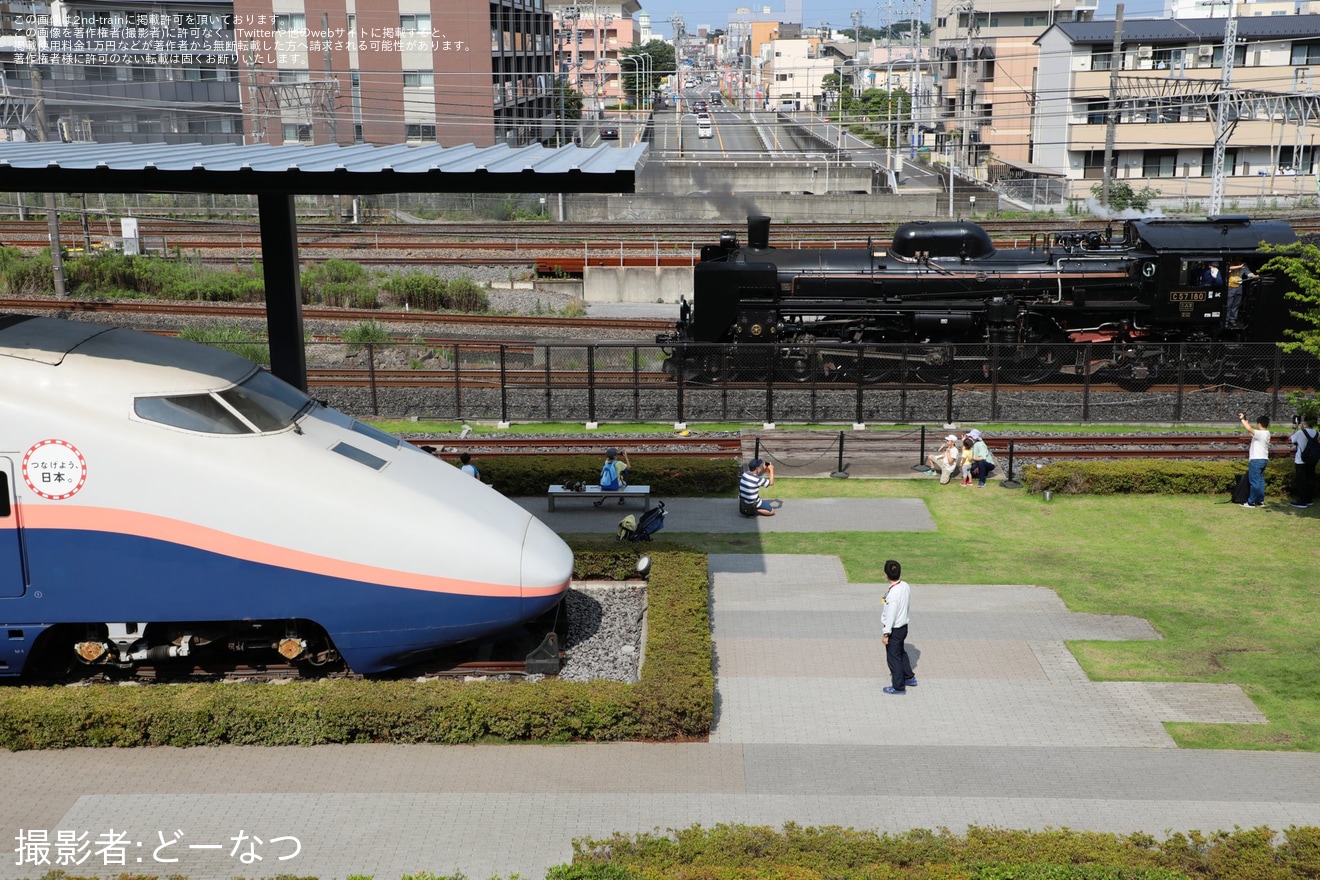 【JR東】C57-180が大宮総合車両センター構内試運転の拡大写真