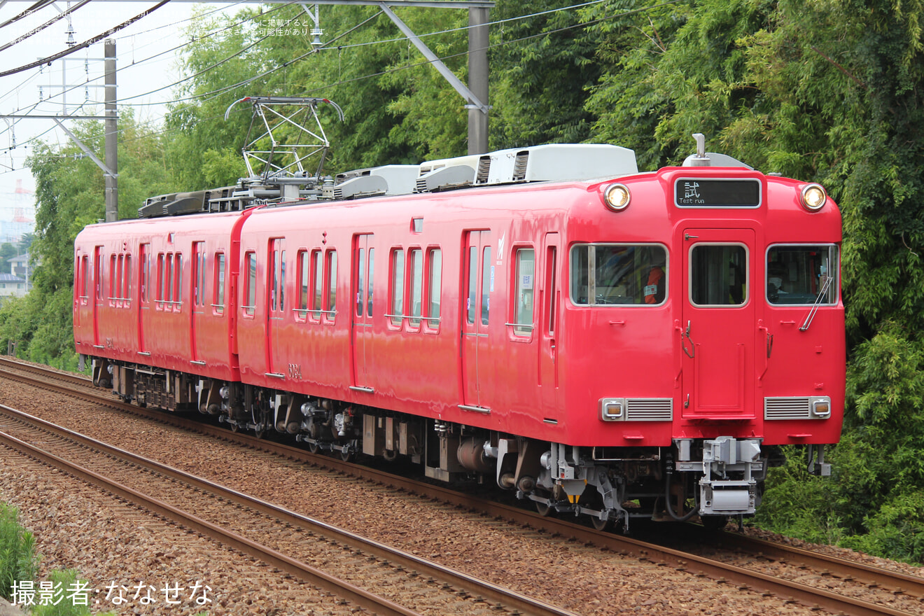 【名鉄】6000系6034F 舞木検査場出場試運転 の拡大写真