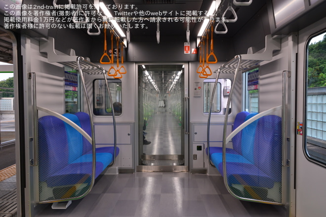 【大阪メトロ】400系営業運転開始!を新製営業運転列車内にてで撮影した写真