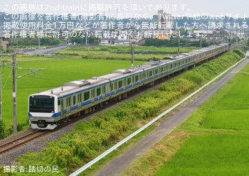 【JR東】E531系K457編成+K451編成郡山総合車両センター入場回送
