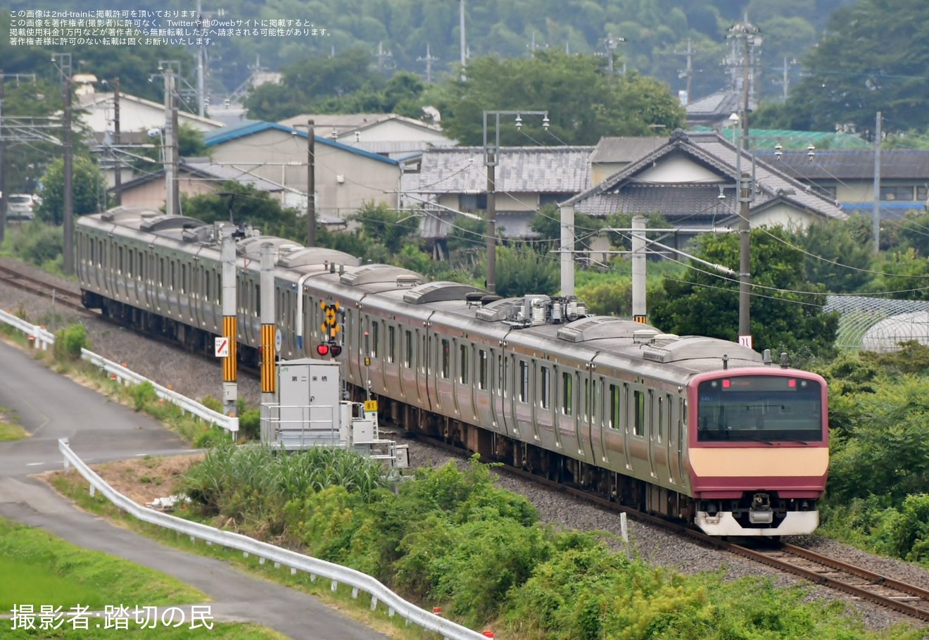 【JR東】E531系K457編成+K451編成郡山総合車両センター入場回送の拡大写真