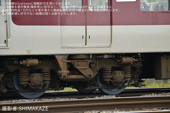 【近鉄】5200系 VX03塩浜検修車庫出場試運転を不明で撮影した写真
