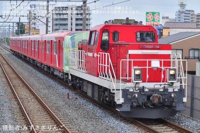 【メトロ】 丸ノ内線用2000系2147F 甲種輸送をJR淡路駅で撮影した写真