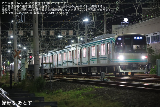 【メトロ】9000系9109Fが千代田線で試運転