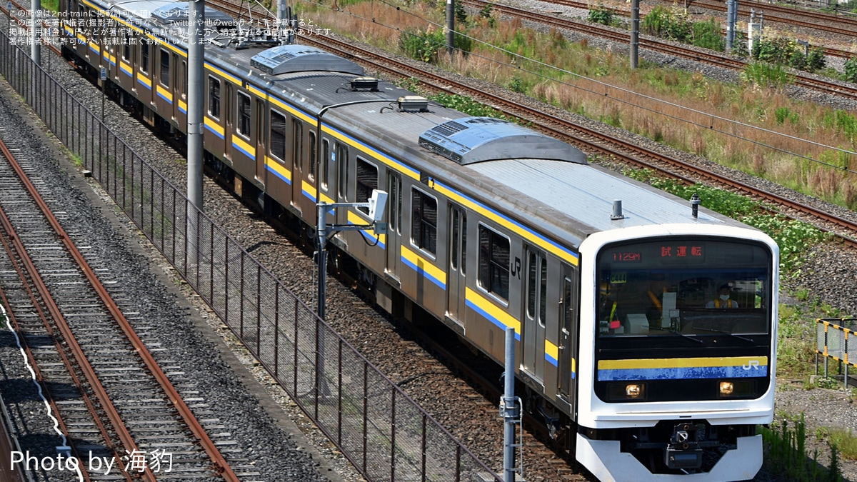 JR東】209系C444編成大宮総合車両センター構内試運転 |2nd-train鉄道