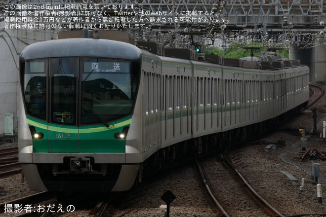 【メトロ】16000系16135F 小田急線TASC試運転を相模大野駅で撮影した写真