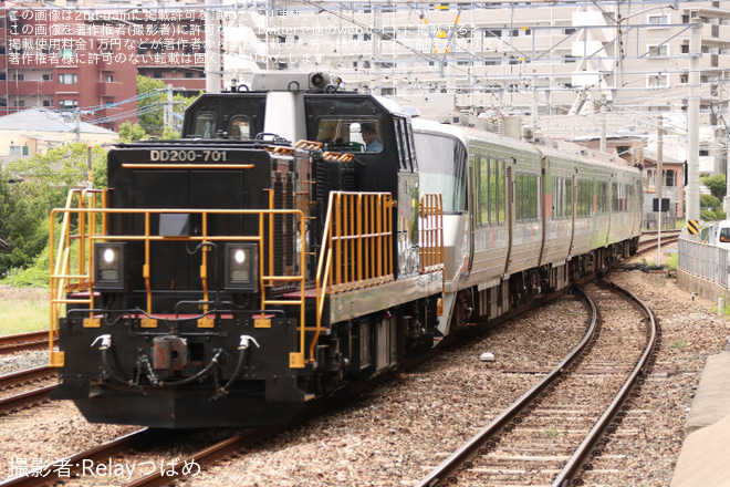 【JR九】783系CM-5編成廃車回送を香椎駅で撮影した写真