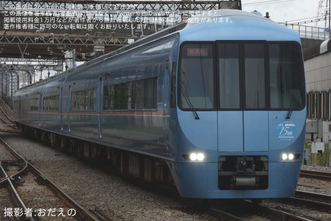 【小田急】60000形60251F(60251×6) 車輪交換試運転を海老名駅で撮影した写真